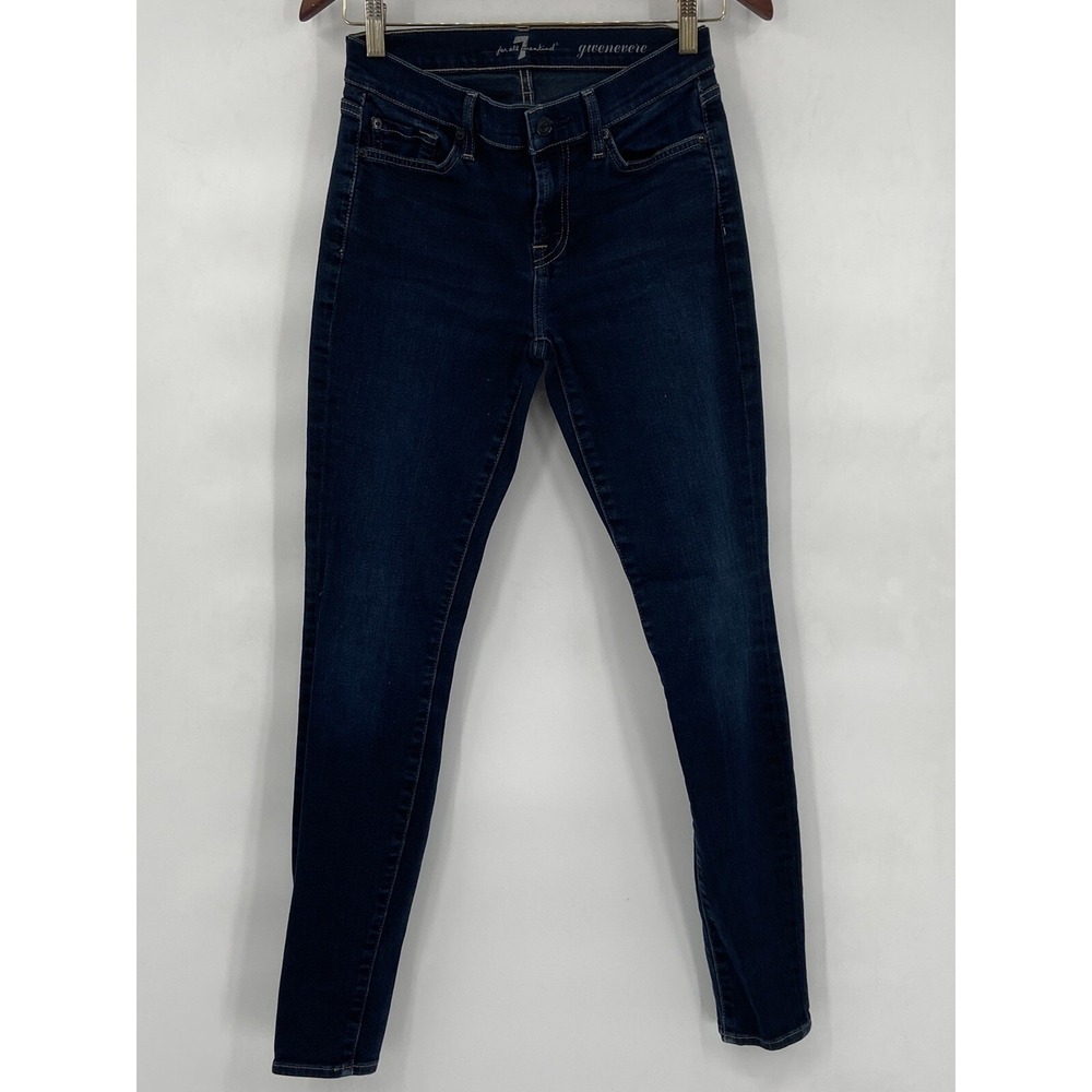 7 FOR ALL MANKIND Size 26‎ GWENEVERE Skinny Leg Denim Jeans